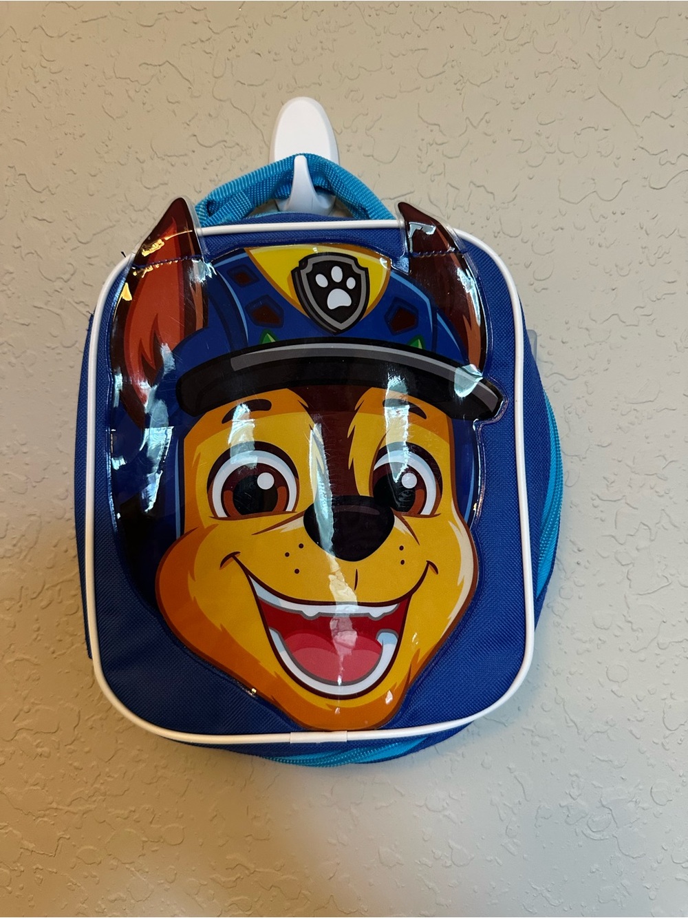 Paw Patrol Blue Kids lunchbox with Chase Face
